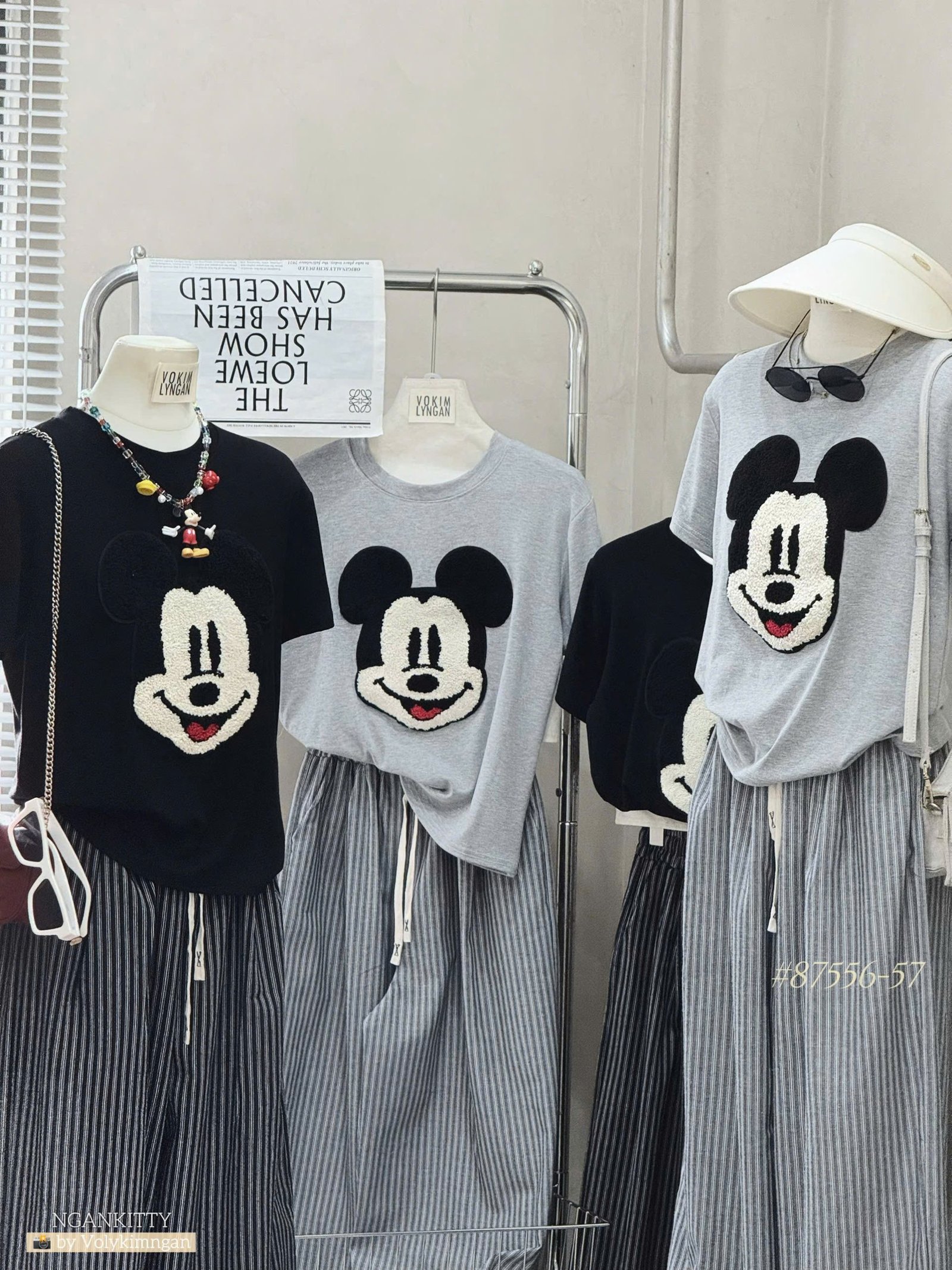 SET QUẦN MICKEY NỔI SUÔNG SỌC