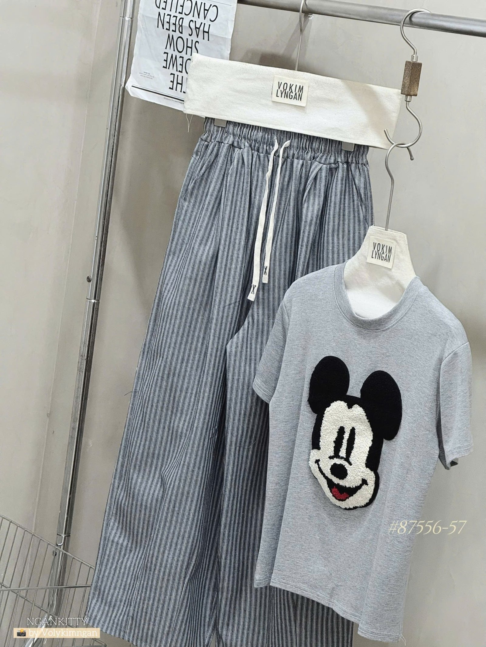 SET QUẦN MICKEY NỔI SUÔNG SỌC - Hình ảnh 5