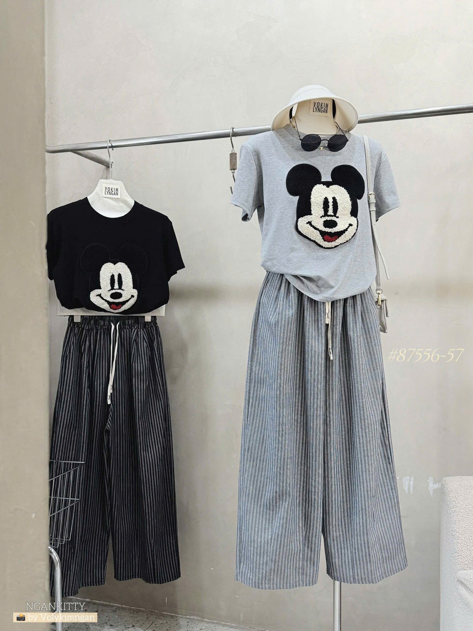 SET QUẦN MICKEY NỔI SUÔNG SỌC - Hình ảnh 3