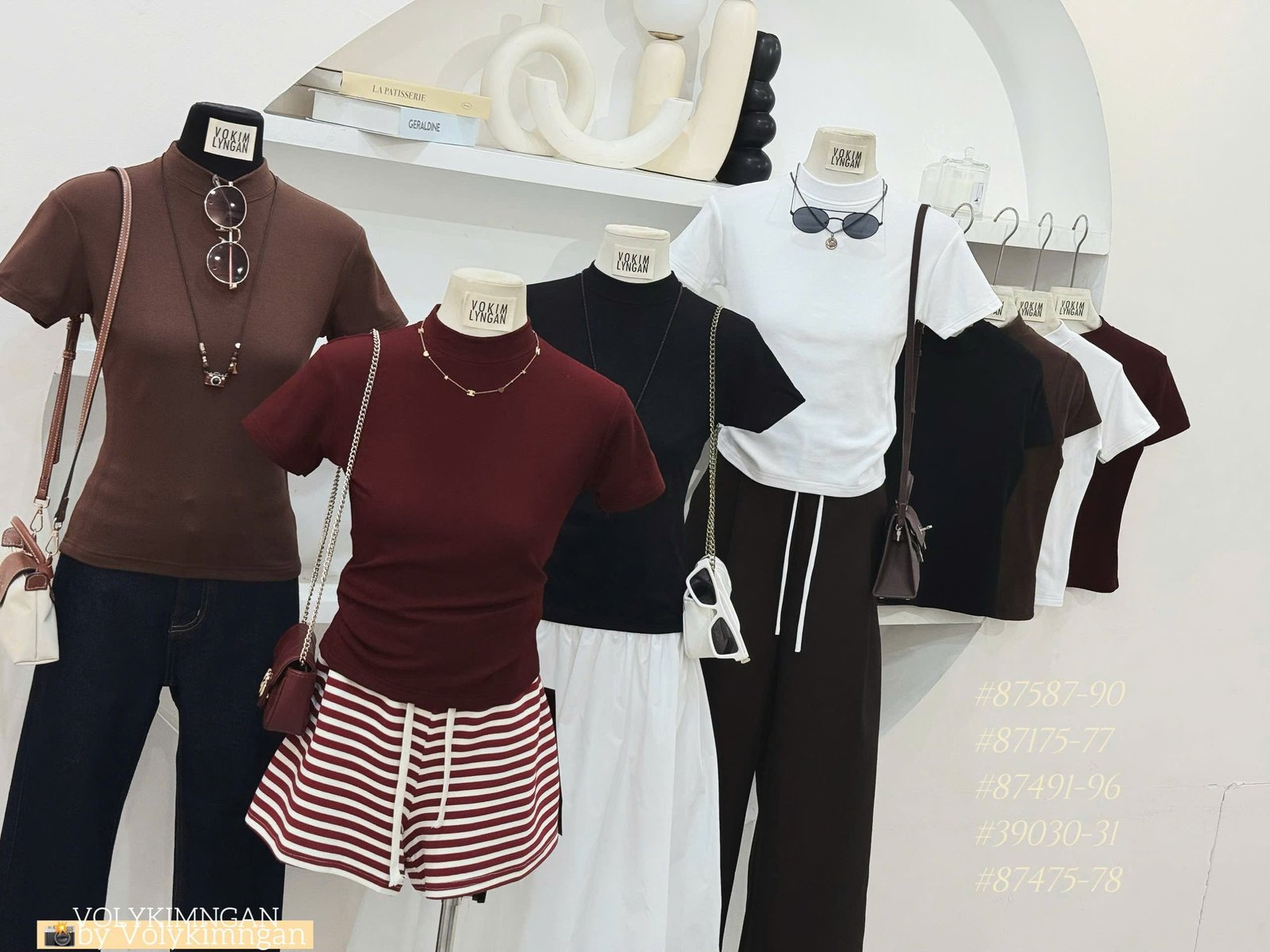 ÁO BABYTEE TRƠN CỔ CAO