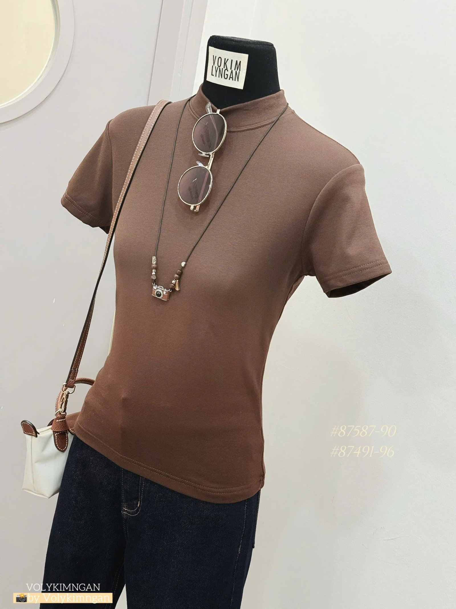 ÁO BABYTEE TRƠN CỔ CAO - Hình ảnh 8