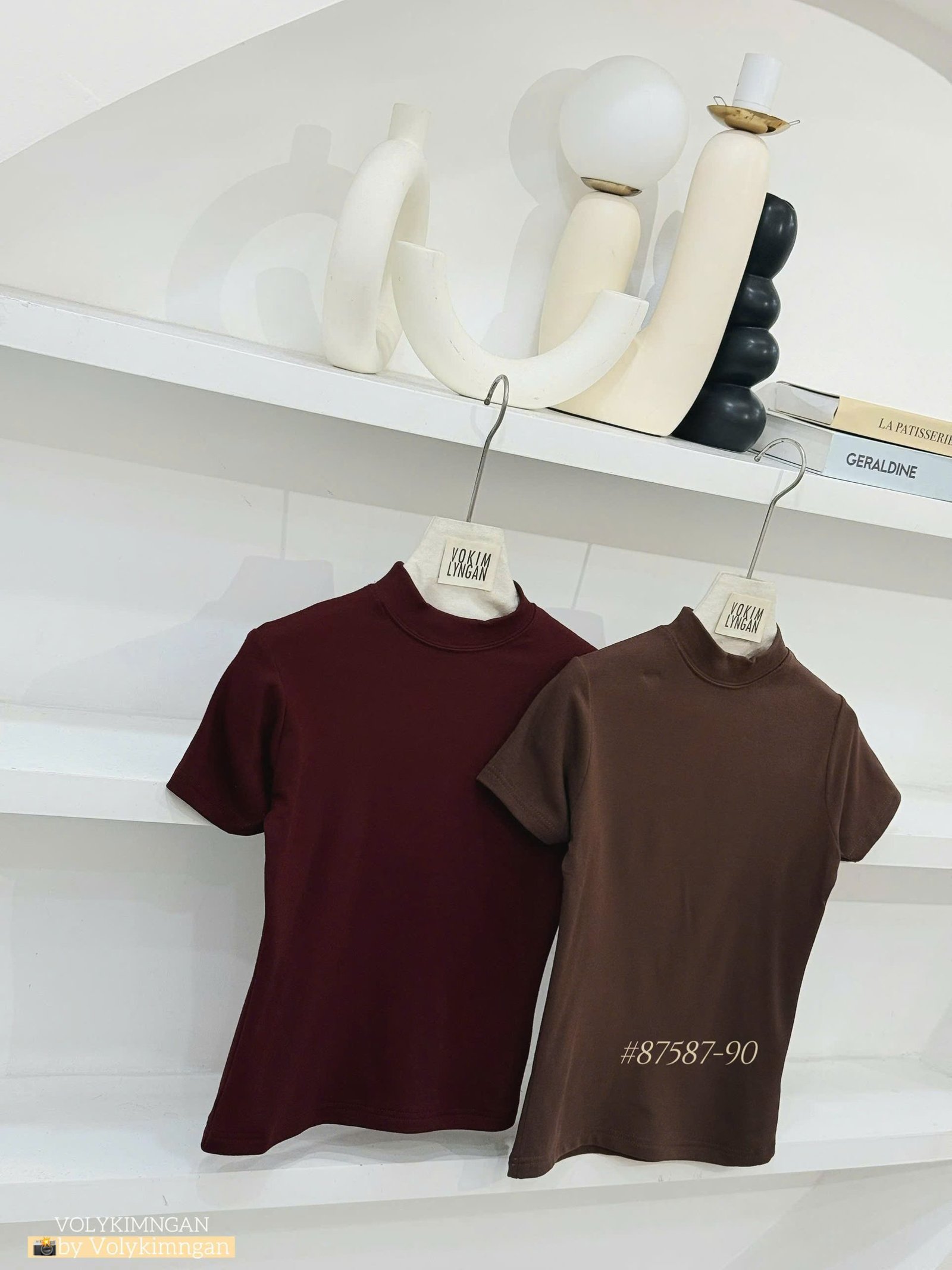 ÁO BABYTEE TRƠN CỔ CAO - Hình ảnh 7