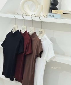 Alternative view of ÁO BABYTEE TRƠN CỔ CAO