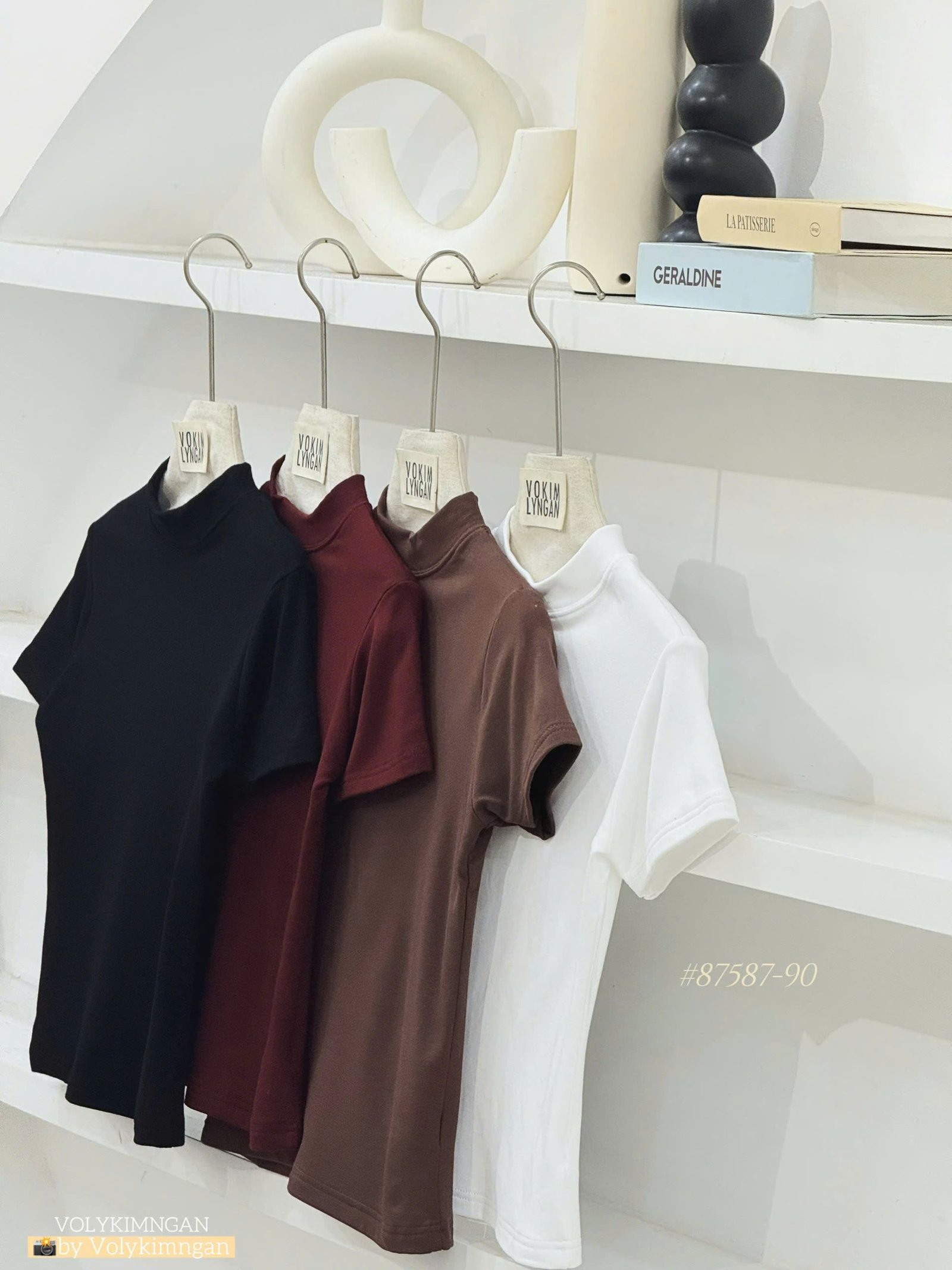 ÁO BABYTEE TRƠN CỔ CAO - Hình ảnh 2