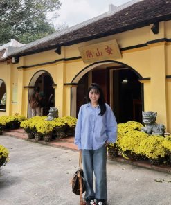 ÁO SƠMI TD SỌC CHỮ NGỰC