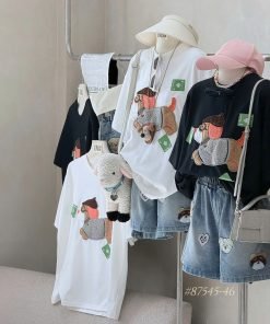 SET SHORT JEAN CHÓ THÊU NỔI