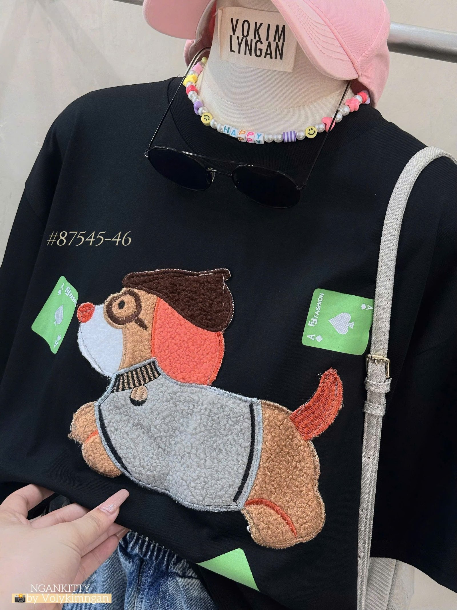 SET SHORT JEAN CHÓ THÊU NỔI - Hình ảnh 6