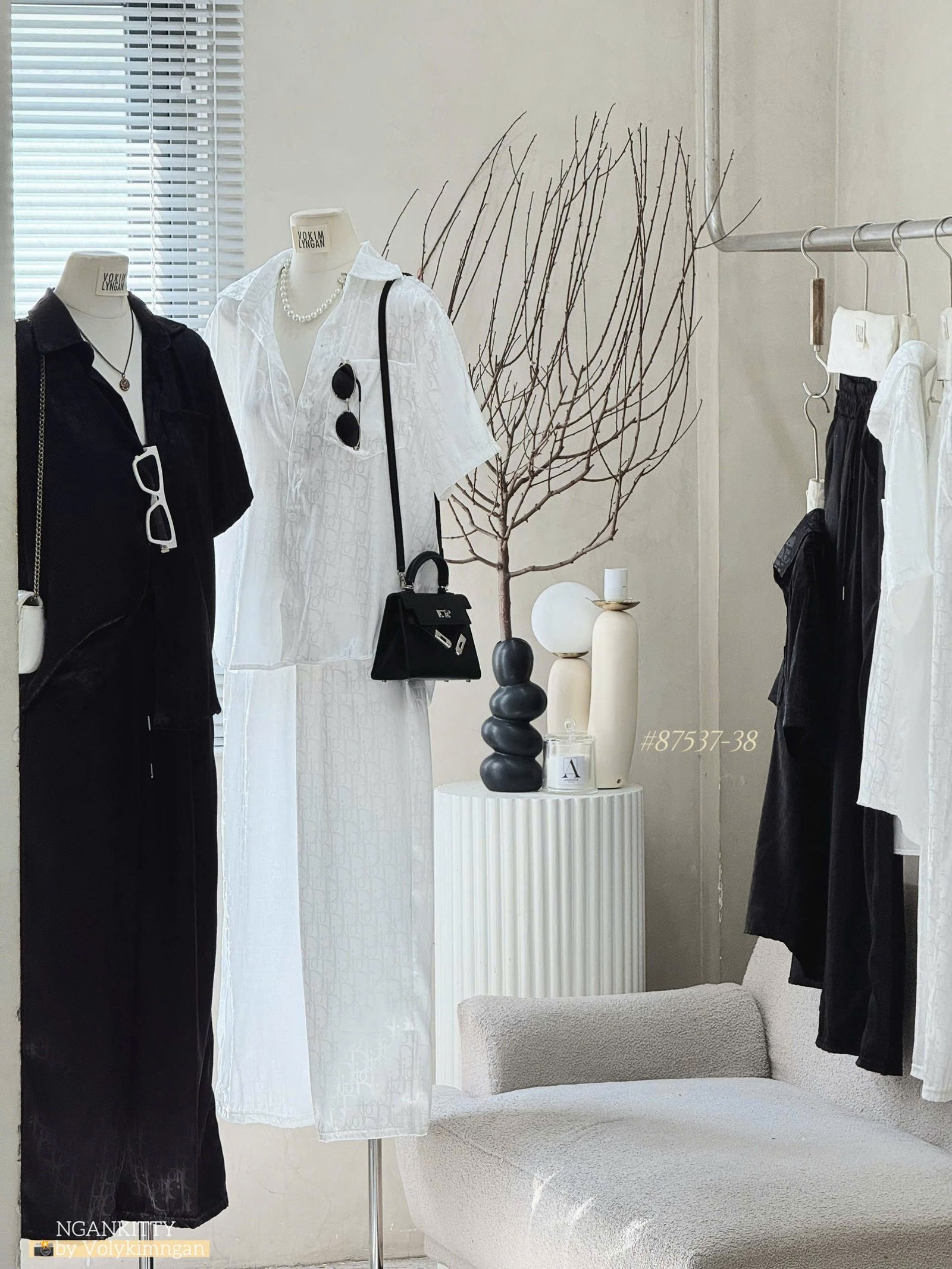 SET SƠMI DIOR QUẦN SUÔNG