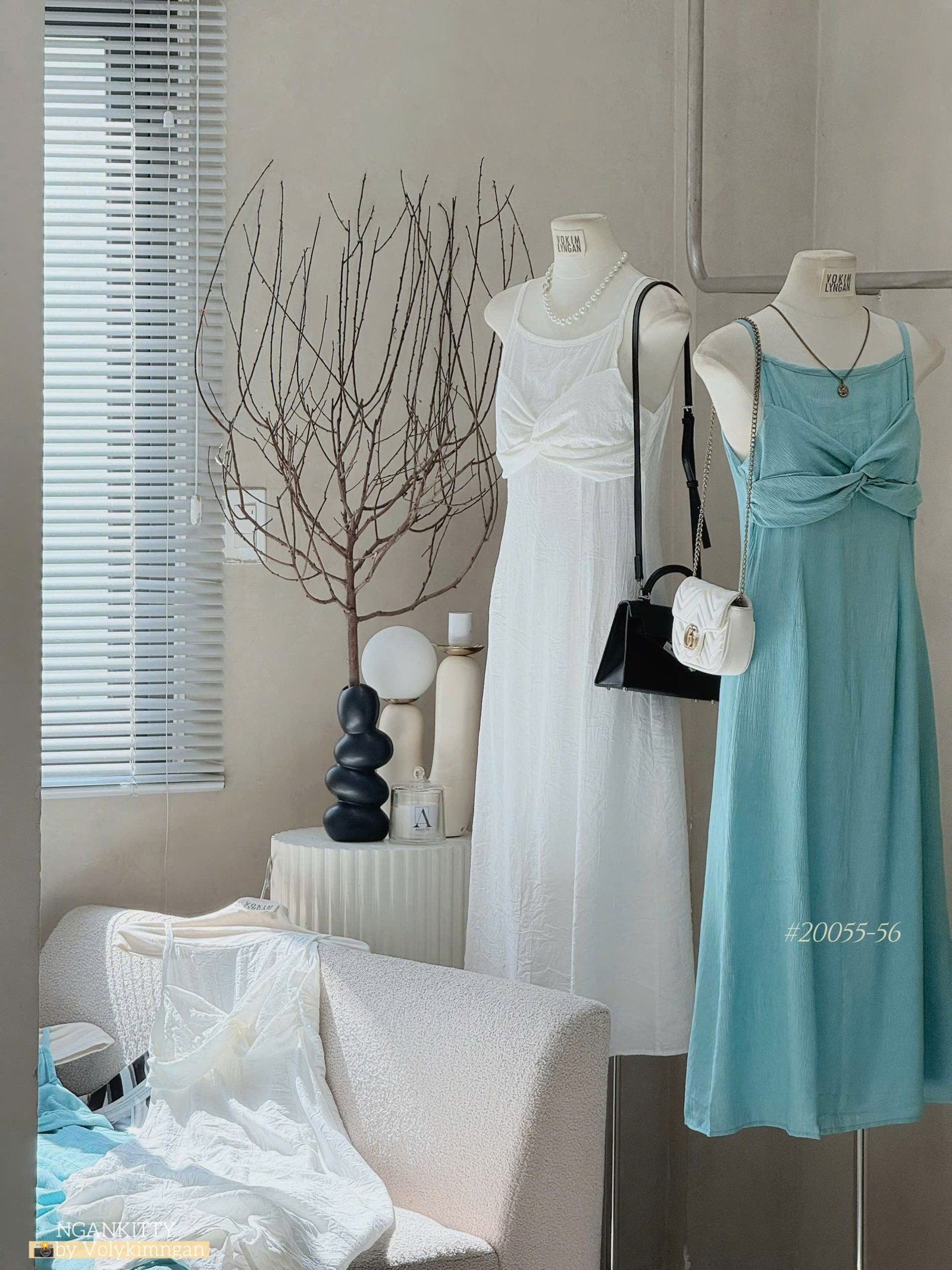 VÁY 2S LINEN XOẮN NGỰC - Hình ảnh 4