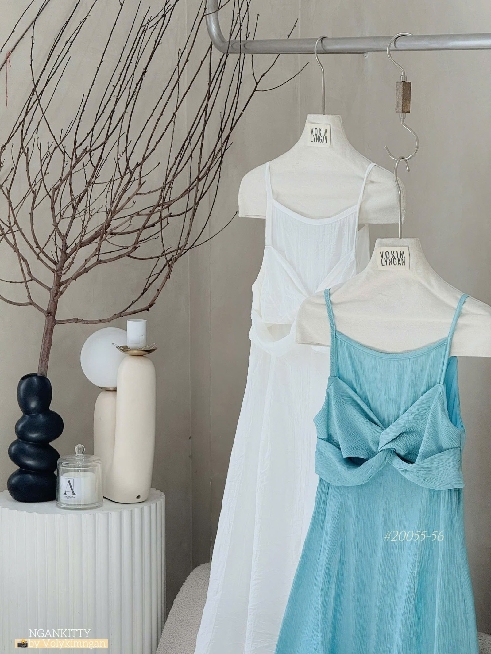 VÁY 2S LINEN XOẮN NGỰC - Hình ảnh 2