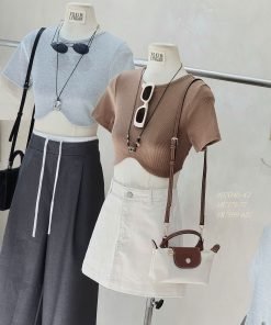 Alternative view of ÁO TAY NGẮN GỢN SÓNG NEW