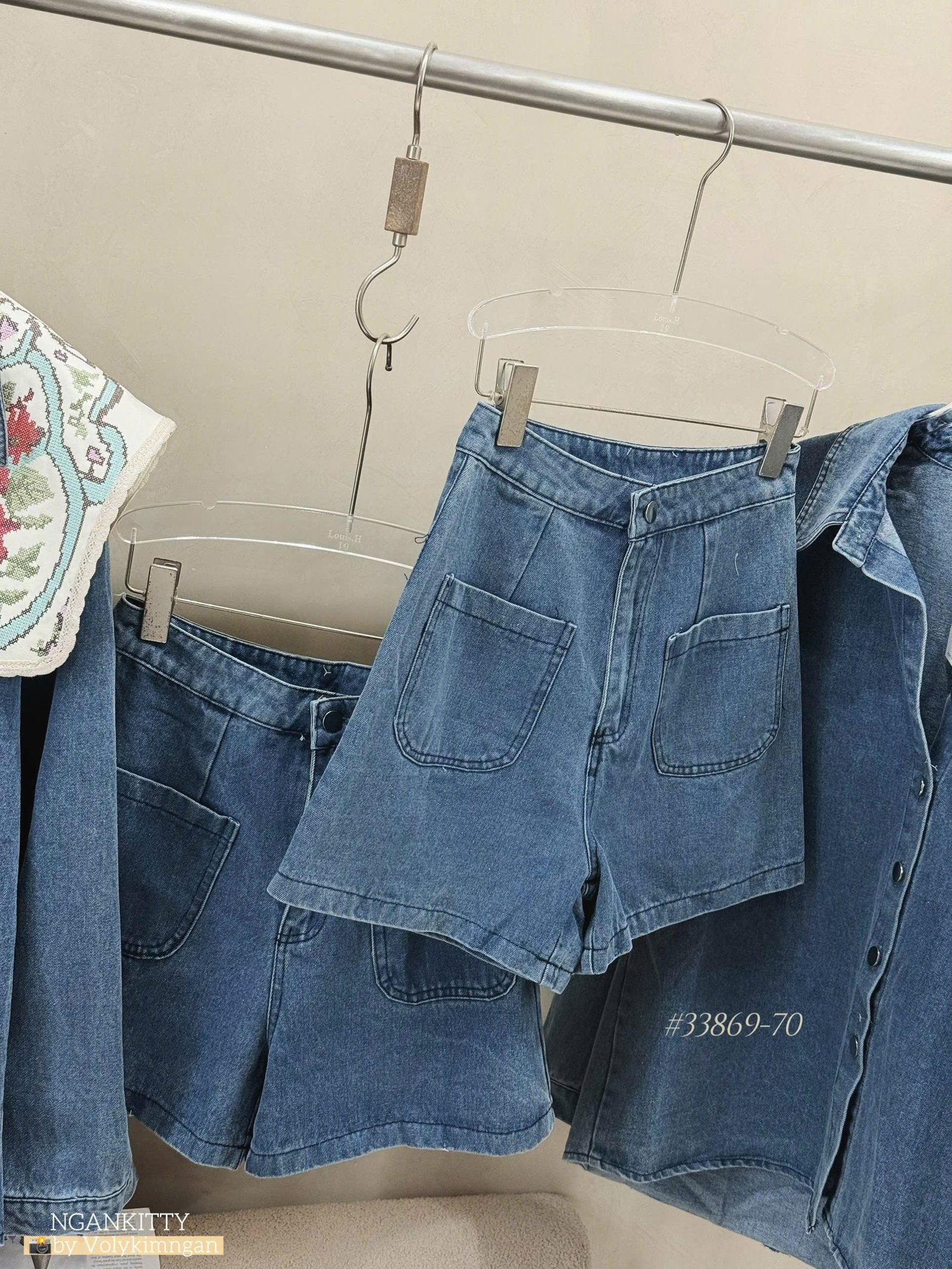 SET JEAN TD PHỐI YẾM THÊU CỔ - Hình ảnh 10