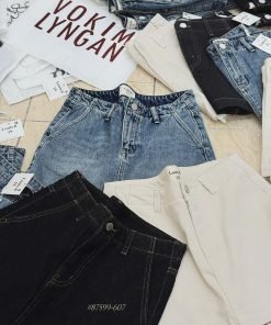 Alternative view of QUẦN VÁY JEAN TÚI XÉO
