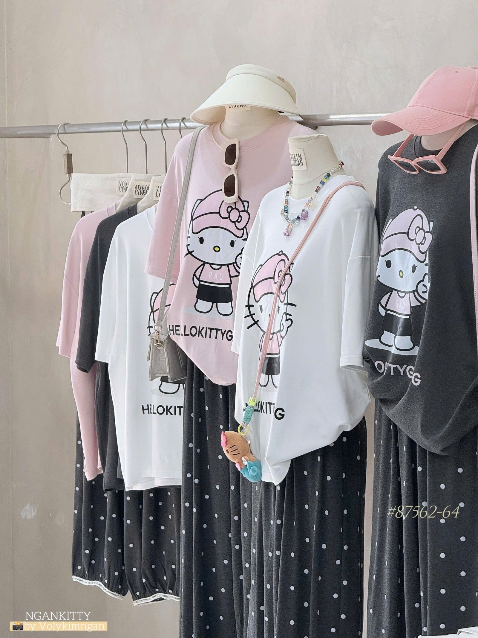 SET HELLOKITTYGANG QUẦN POM - Ảnh 11