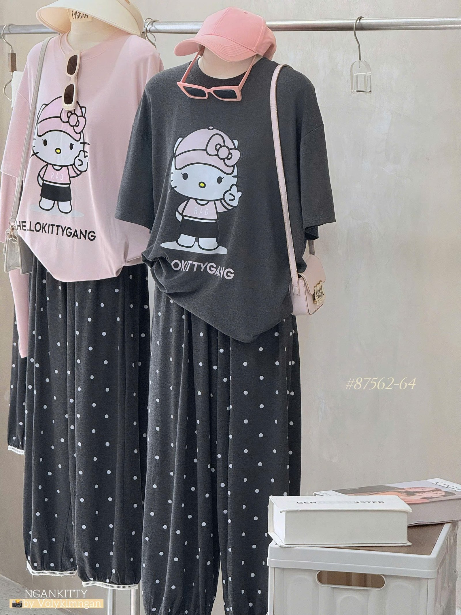 SET HELLOKITTYGANG QUẦN POM - Ảnh 8