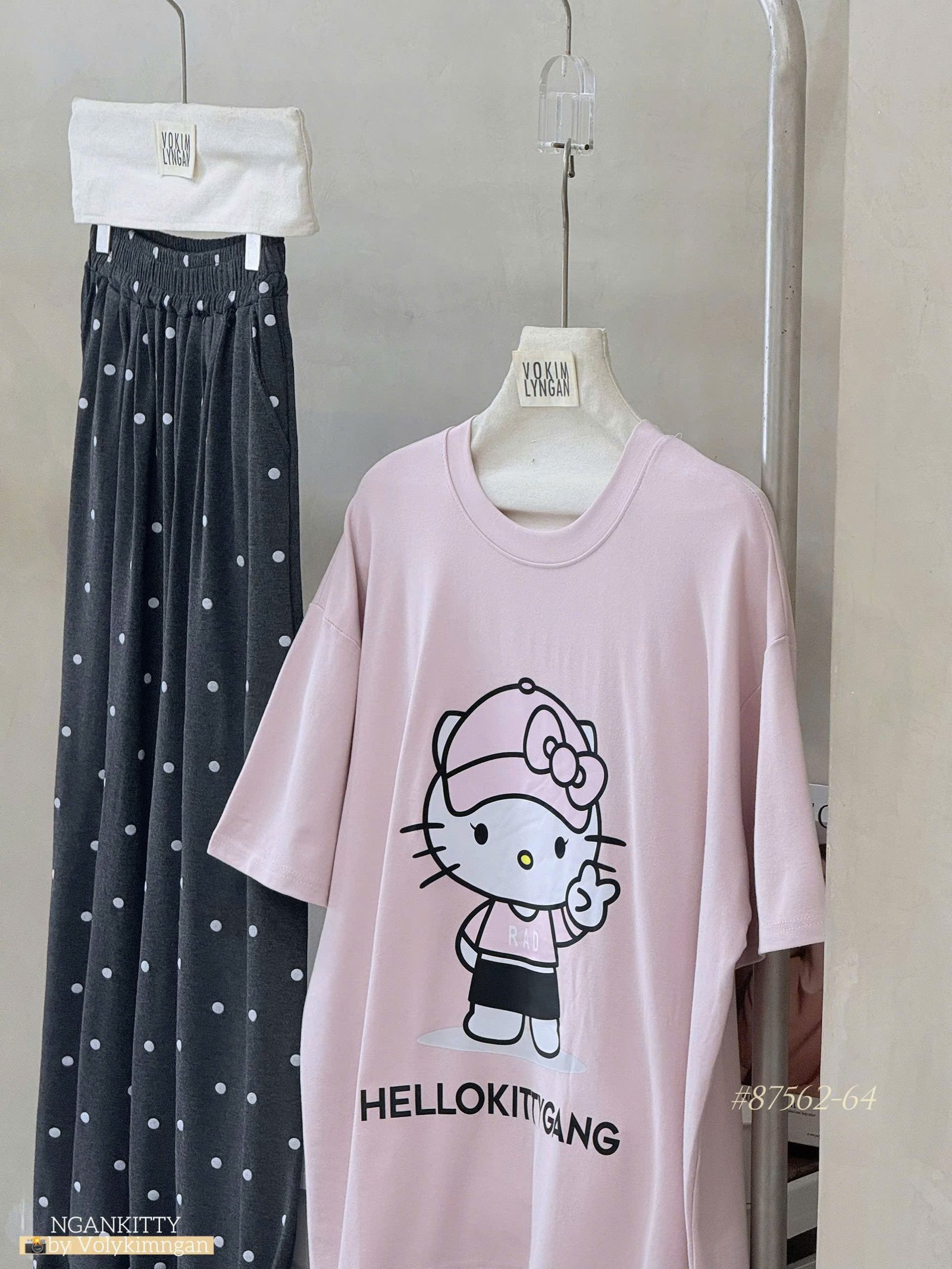 SET HELLOKITTYGANG QUẦN POM - Ảnh 5