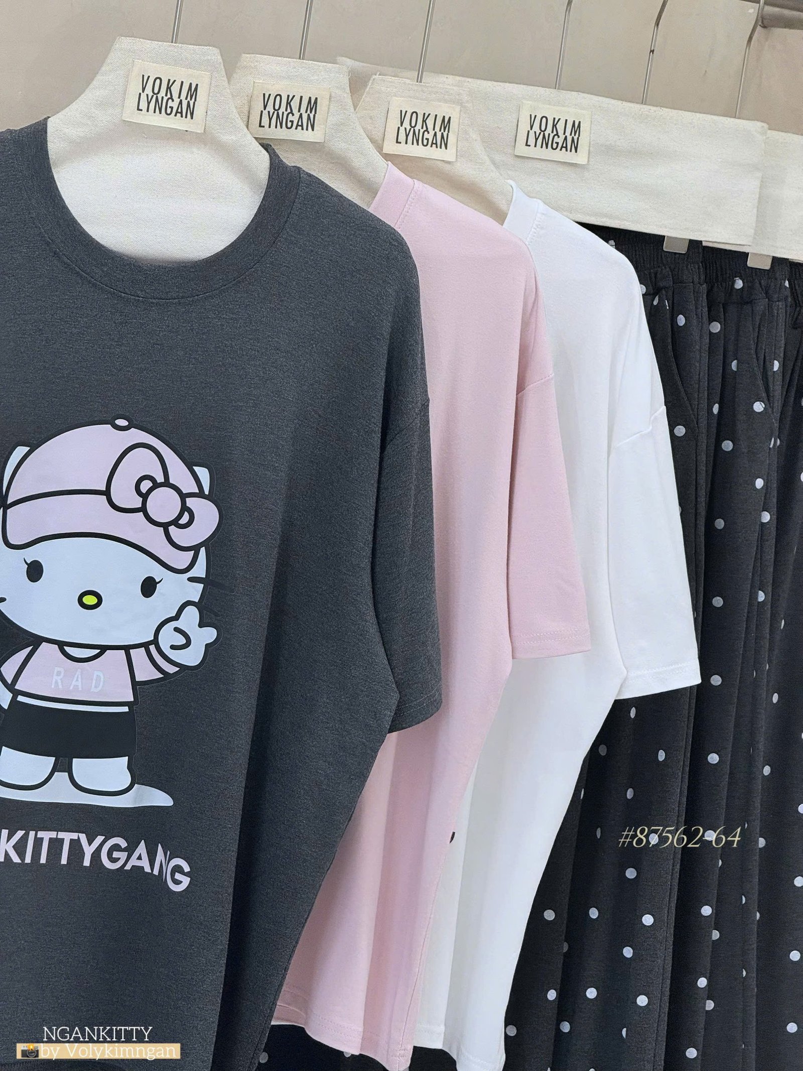 SET HELLOKITTYGANG QUẦN POM - Ảnh 14