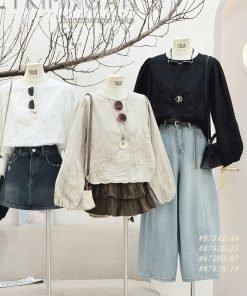 ÁO BABYDOLL TD MIX REN HOA