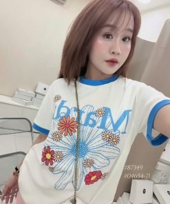 Alternative view of ÁO HOA MARDI VIỀN CỔ