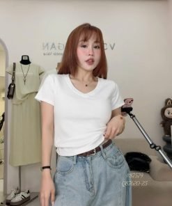 ÁO BABYTEE TRƠN CỔ TIM