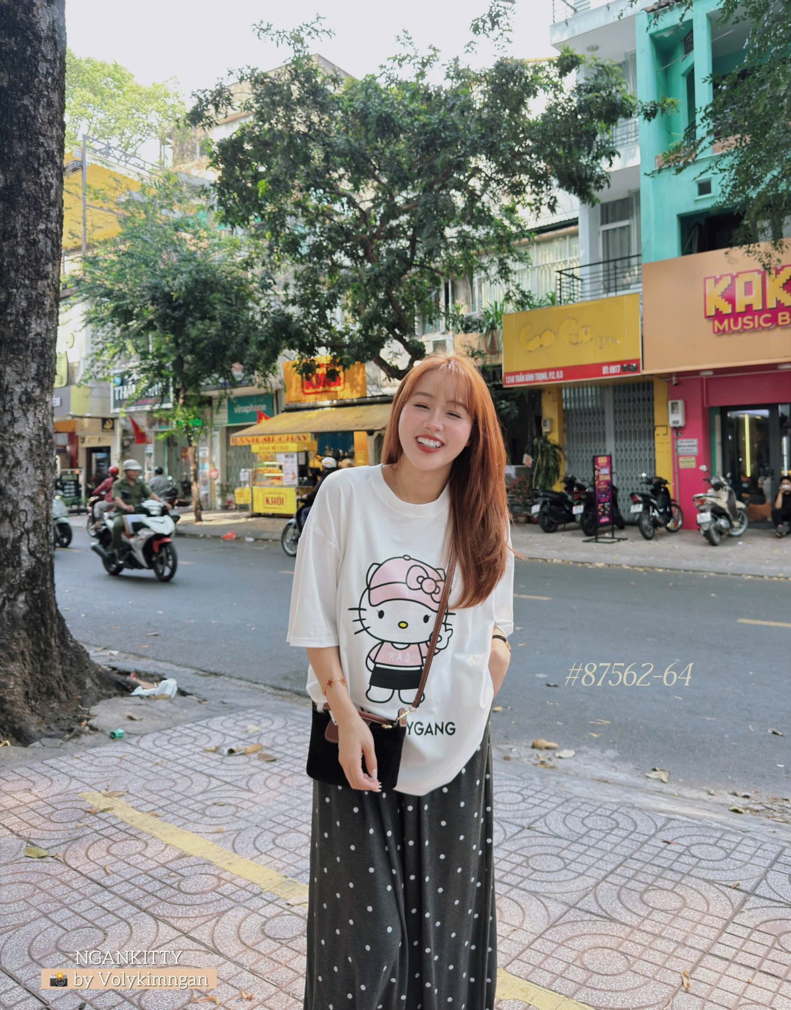 SET HELLOKITTYGANG QUẦN POM - Ảnh 3