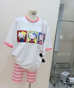 Alternative view of SET HELLOKITTY NỔI BIKER SỌC