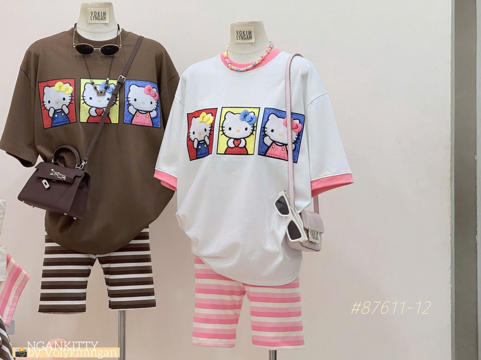 SET HELLOKITTY NỔI BIKER SỌC - Ảnh 5