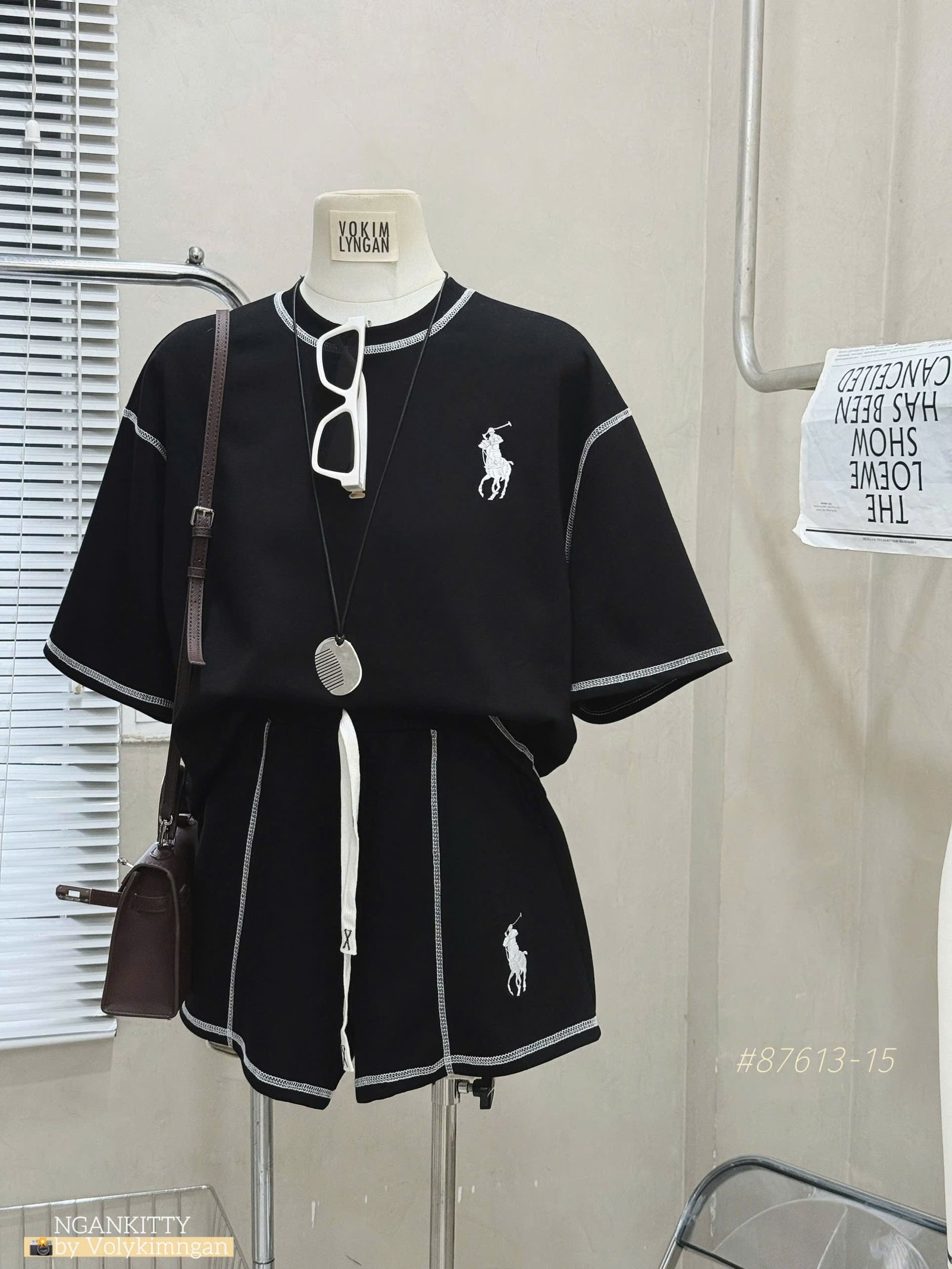 SET POLO LAUREN SHORT SỌC CHỈ - Ảnh 14