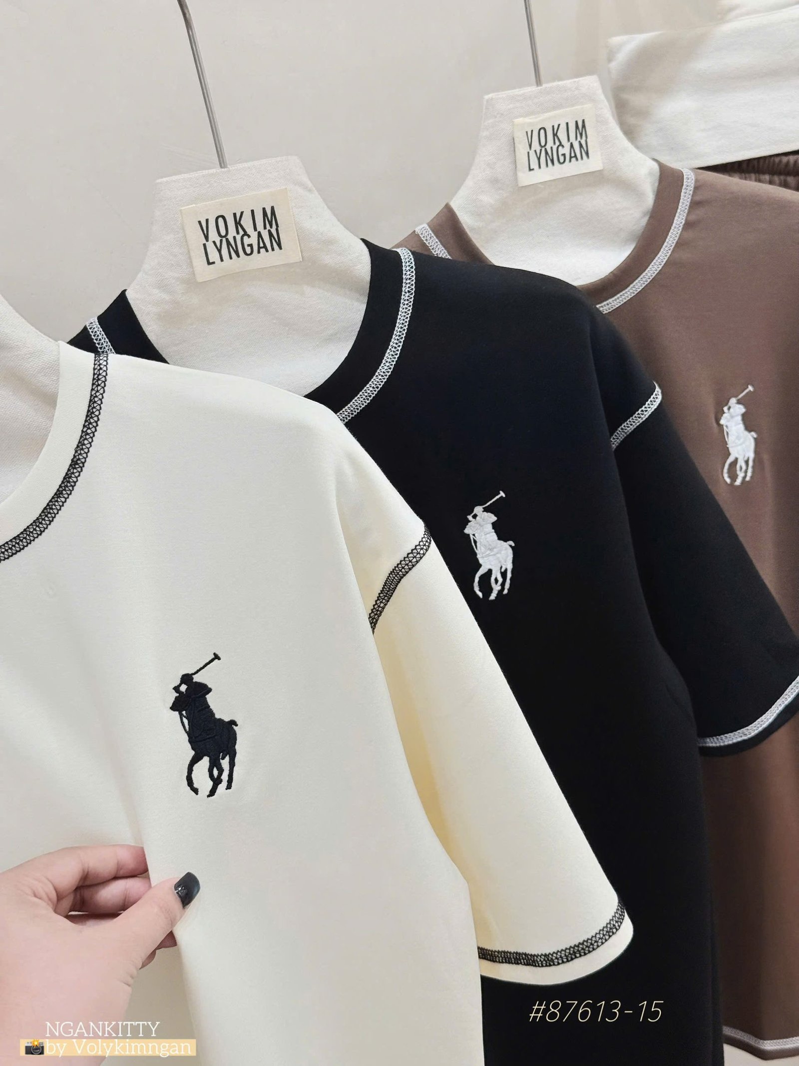 SET POLO LAUREN SHORT SỌC CHỈ - Ảnh 10