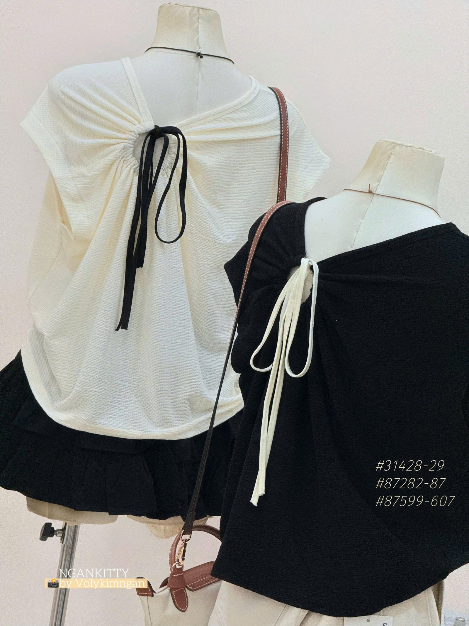 ÁO TAY LIỀN RÚT CỘT LƯNG - Ảnh 4