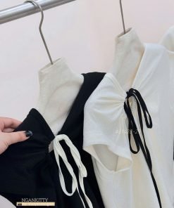 Alternative view of ÁO TAY LIỀN RÚT CỘT LƯNG