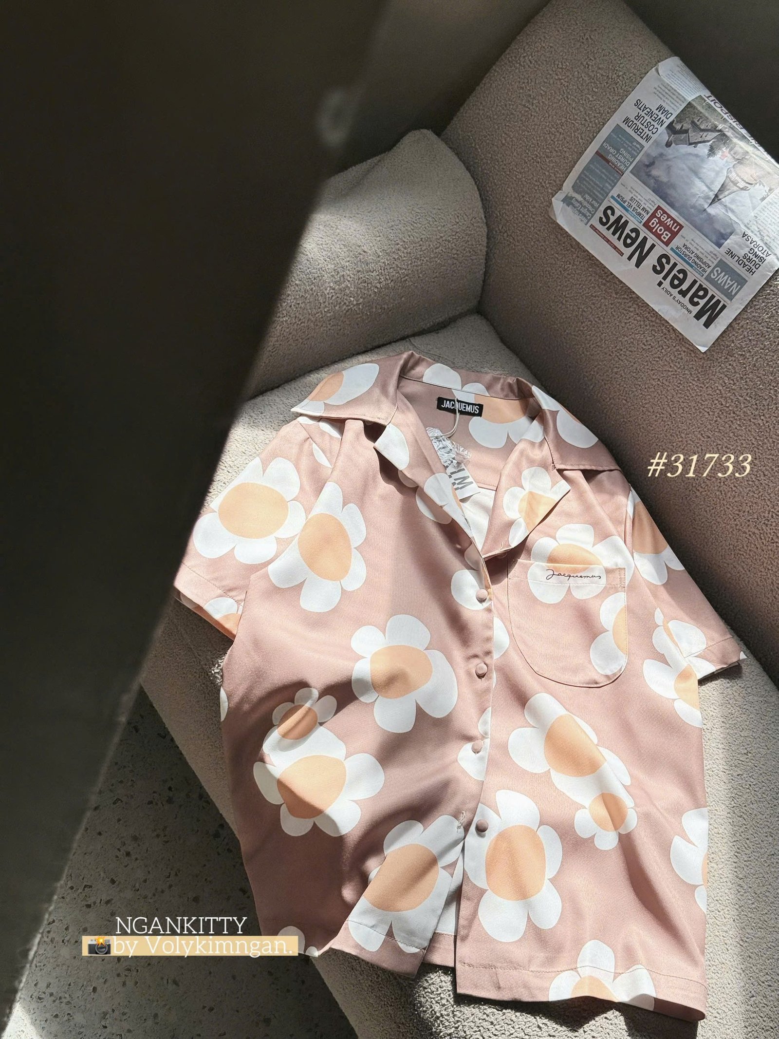 SƠMI BÔNG HOA JACQUEMUS - Ảnh 3