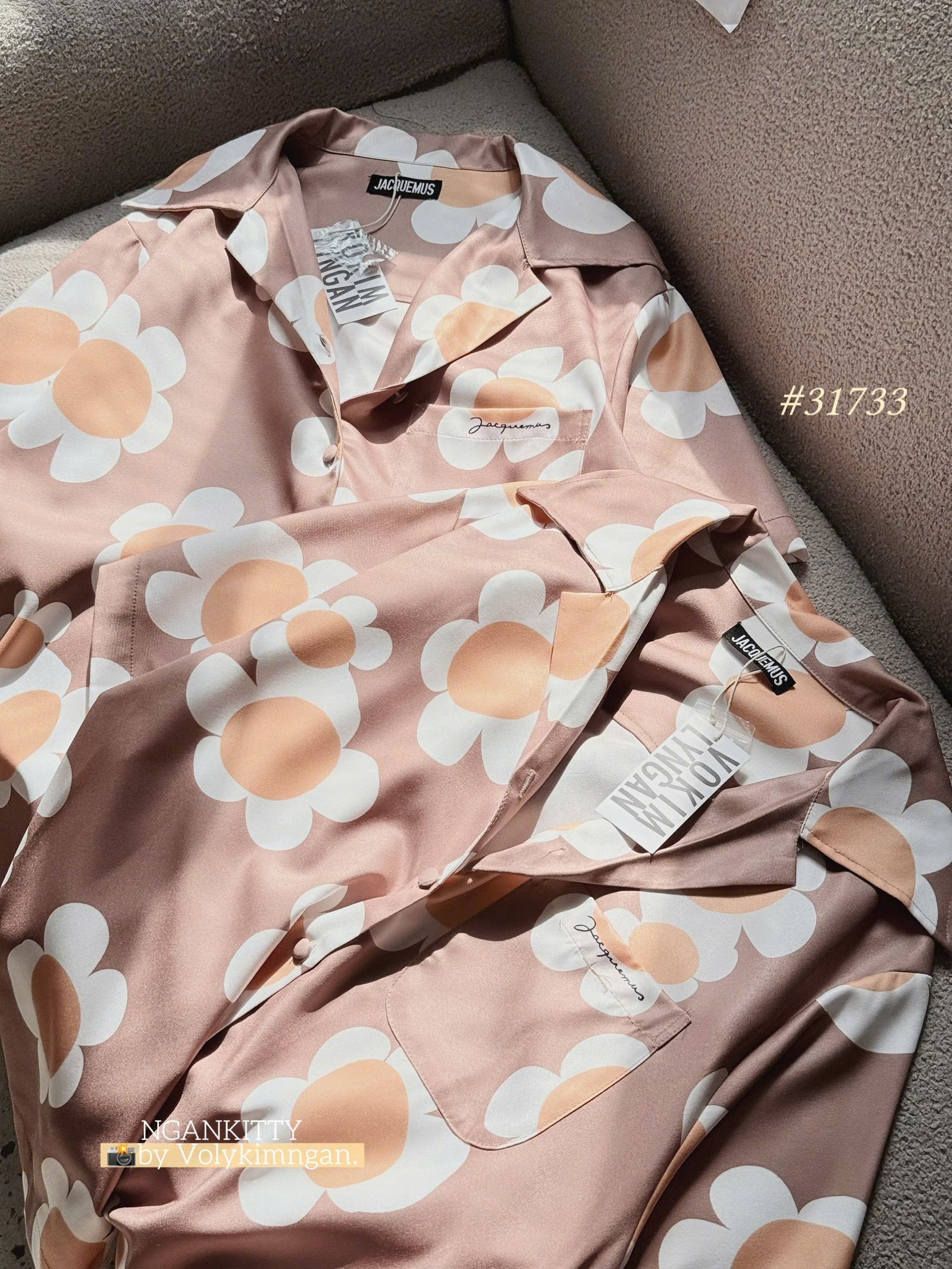 SƠMI BÔNG HOA JACQUEMUS - Ảnh 4