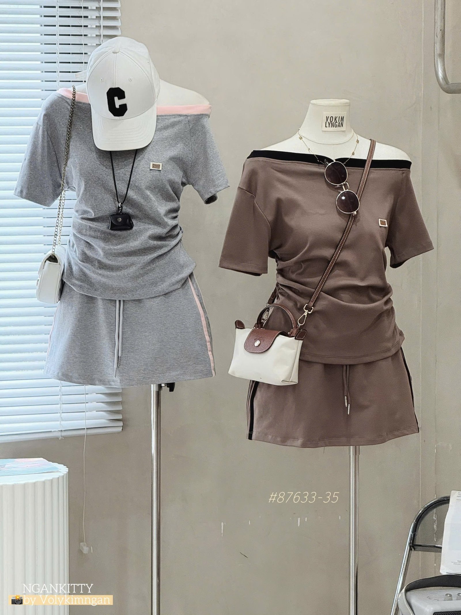 SET CV SỌC HÔNG ÁO BẸT VAI - Ảnh 8