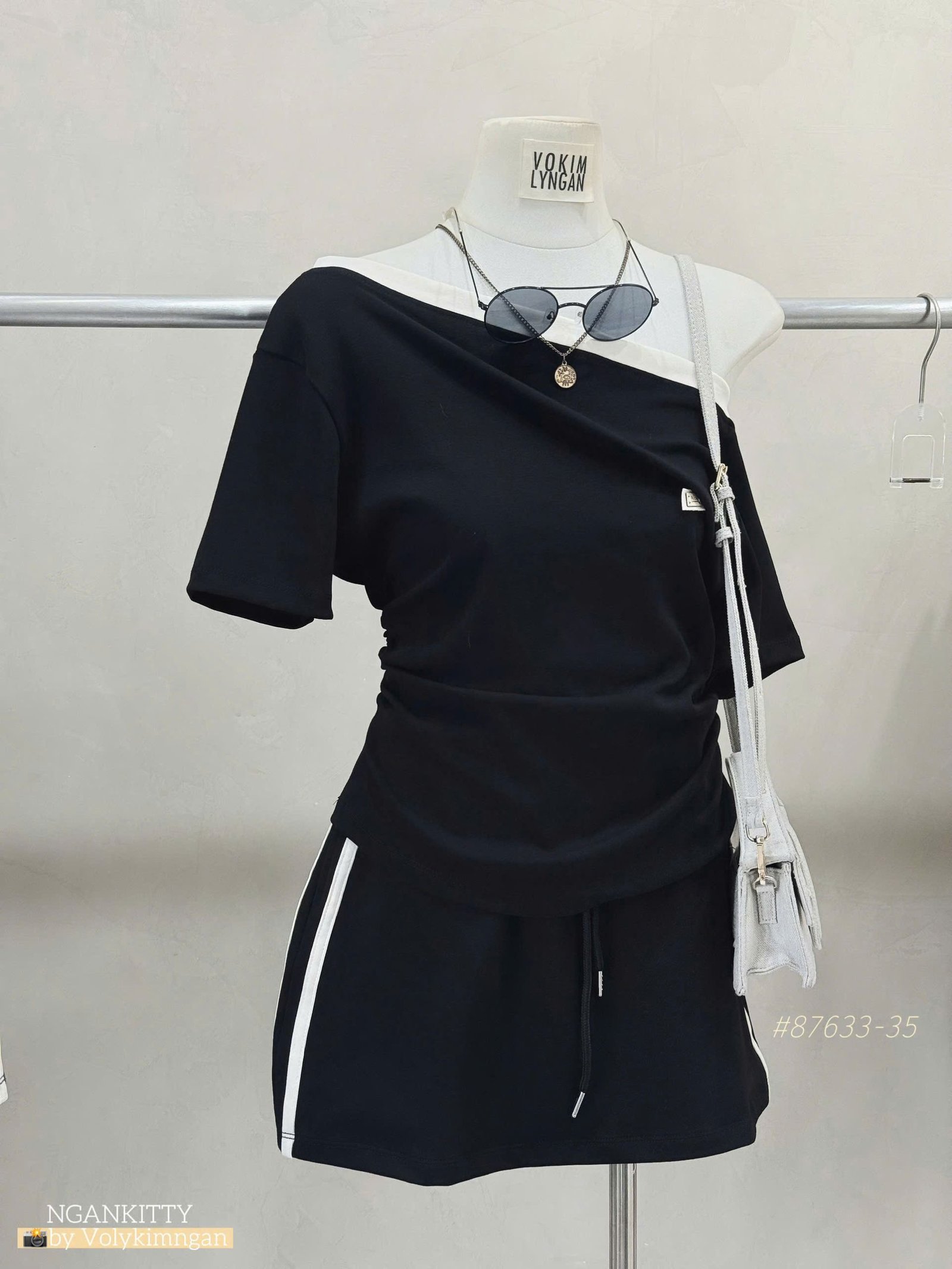 SET CV SỌC HÔNG ÁO BẸT VAI - Ảnh 6