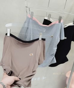 Alternative view of SET CV SỌC HÔNG ÁO BẸT VAI