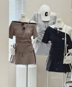 SET CV SỌC HÔNG ÁO BẸT VAI