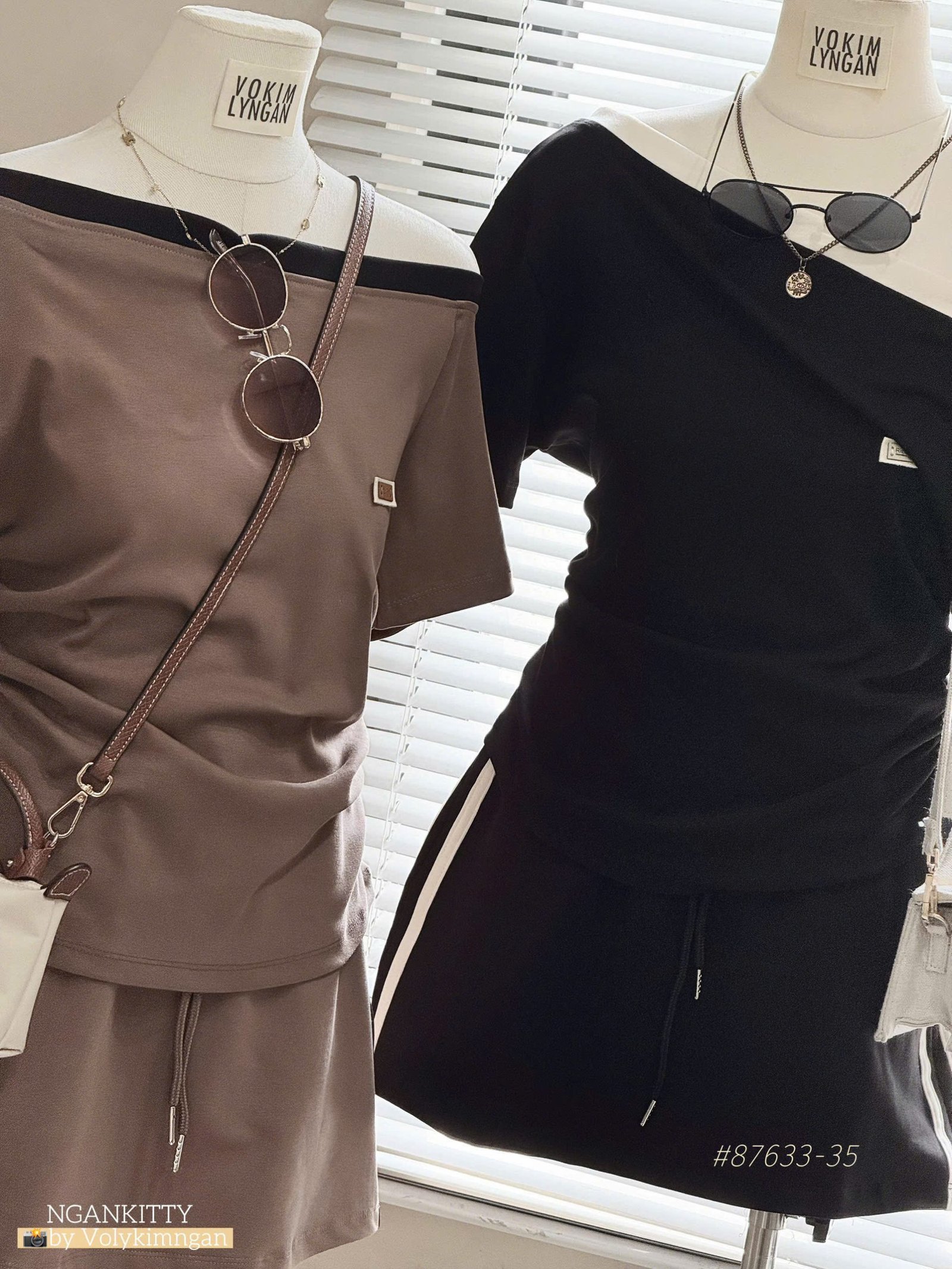 SET CV SỌC HÔNG ÁO BẸT VAI - Ảnh 3