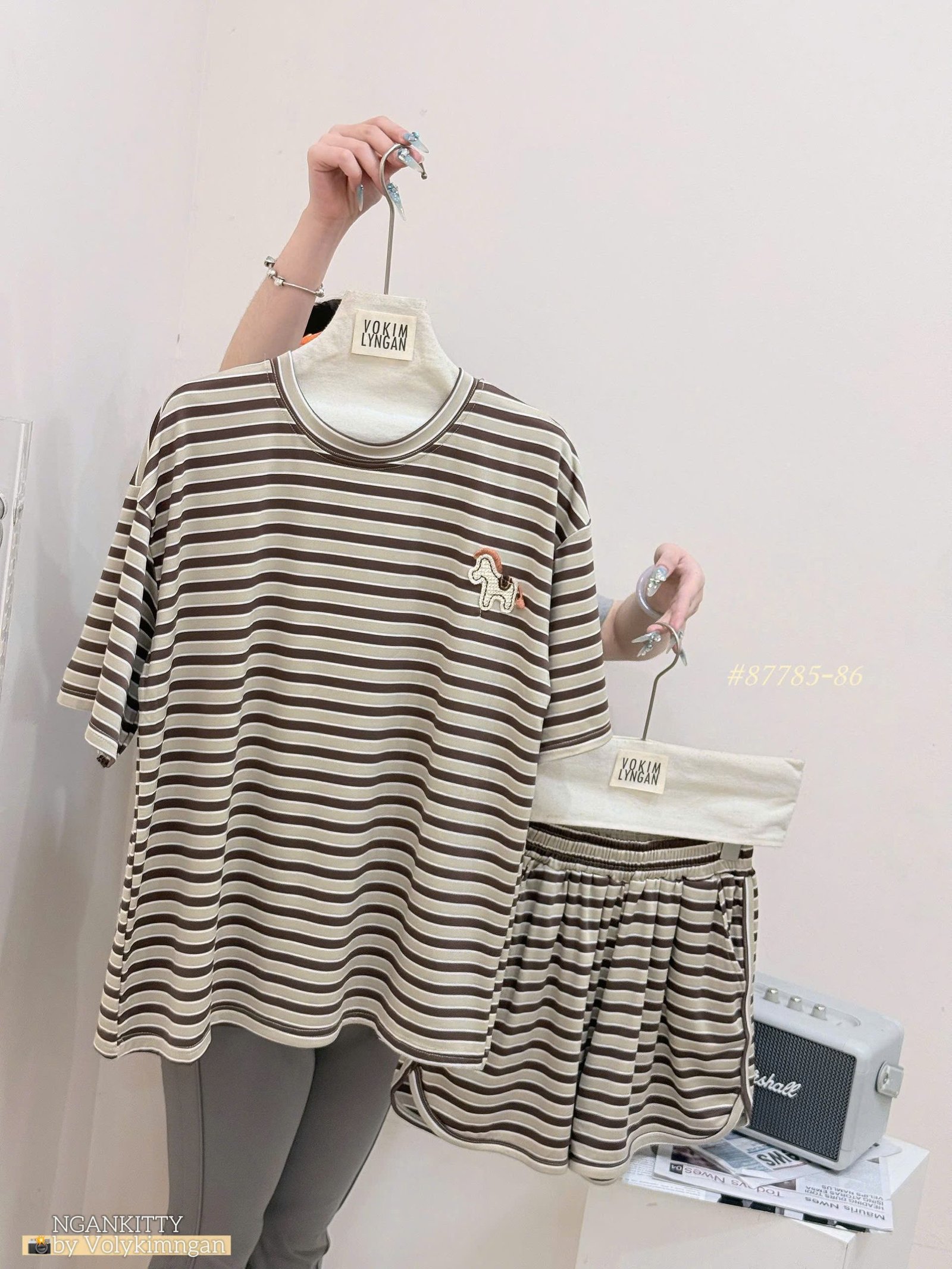 SET SỌC LOGO NGỰA SHORT BẦU - Ảnh 3