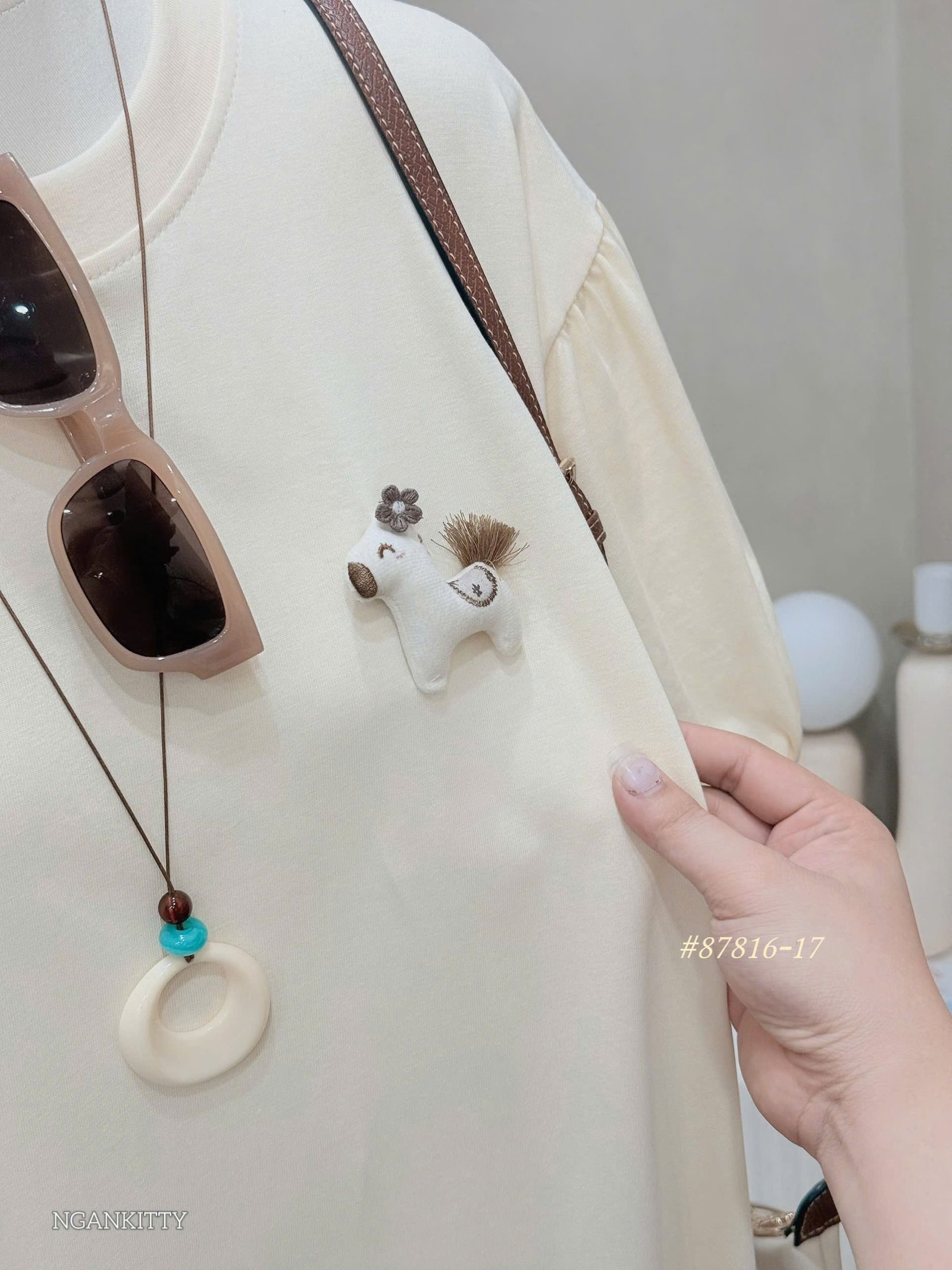 ĐẦM PHỐI 2 TẦNG KÈM CHARM NGỰA - Ảnh 14