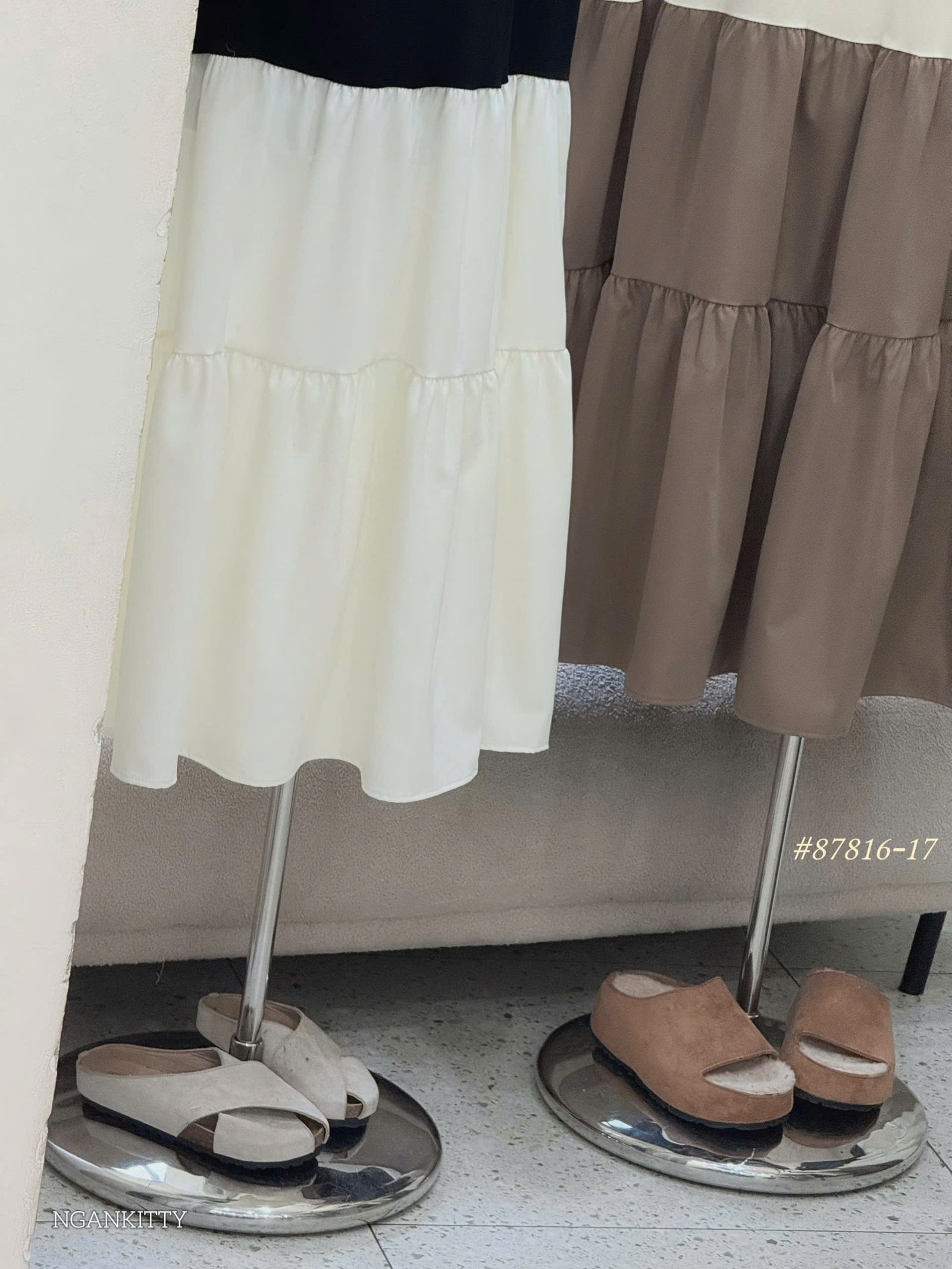 ĐẦM PHỐI 2 TẦNG KÈM CHARM NGỰA - Ảnh 15