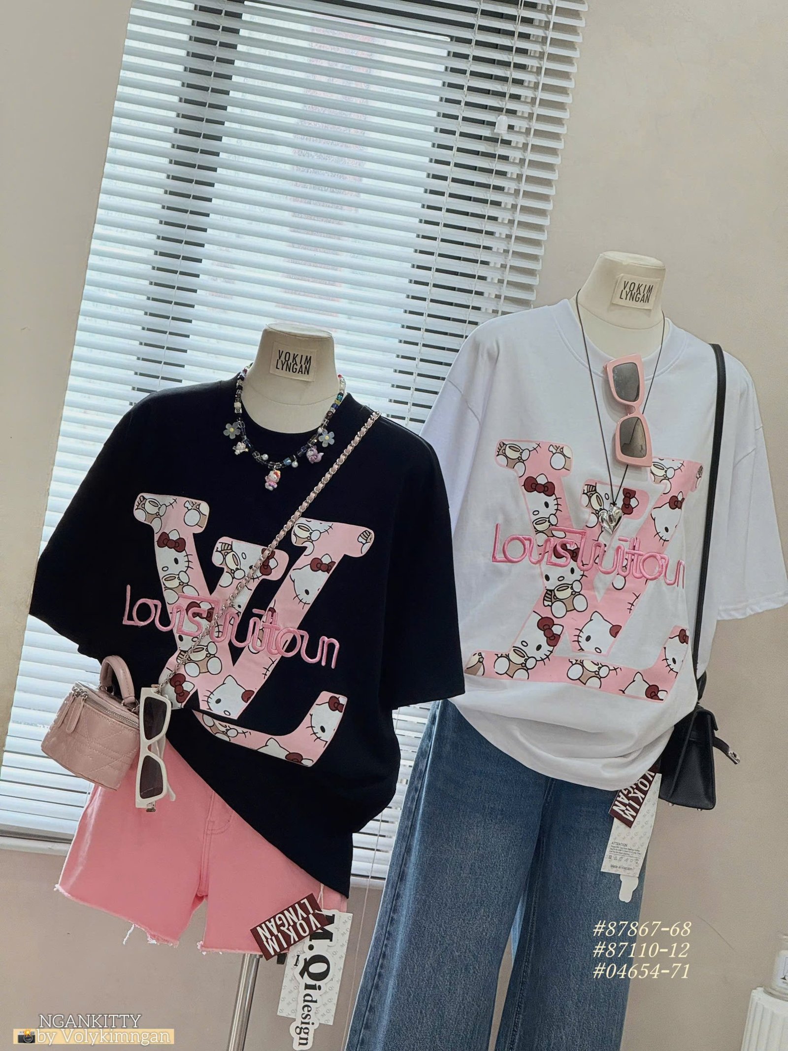 ÁO HELLOKITTY LV THÊU