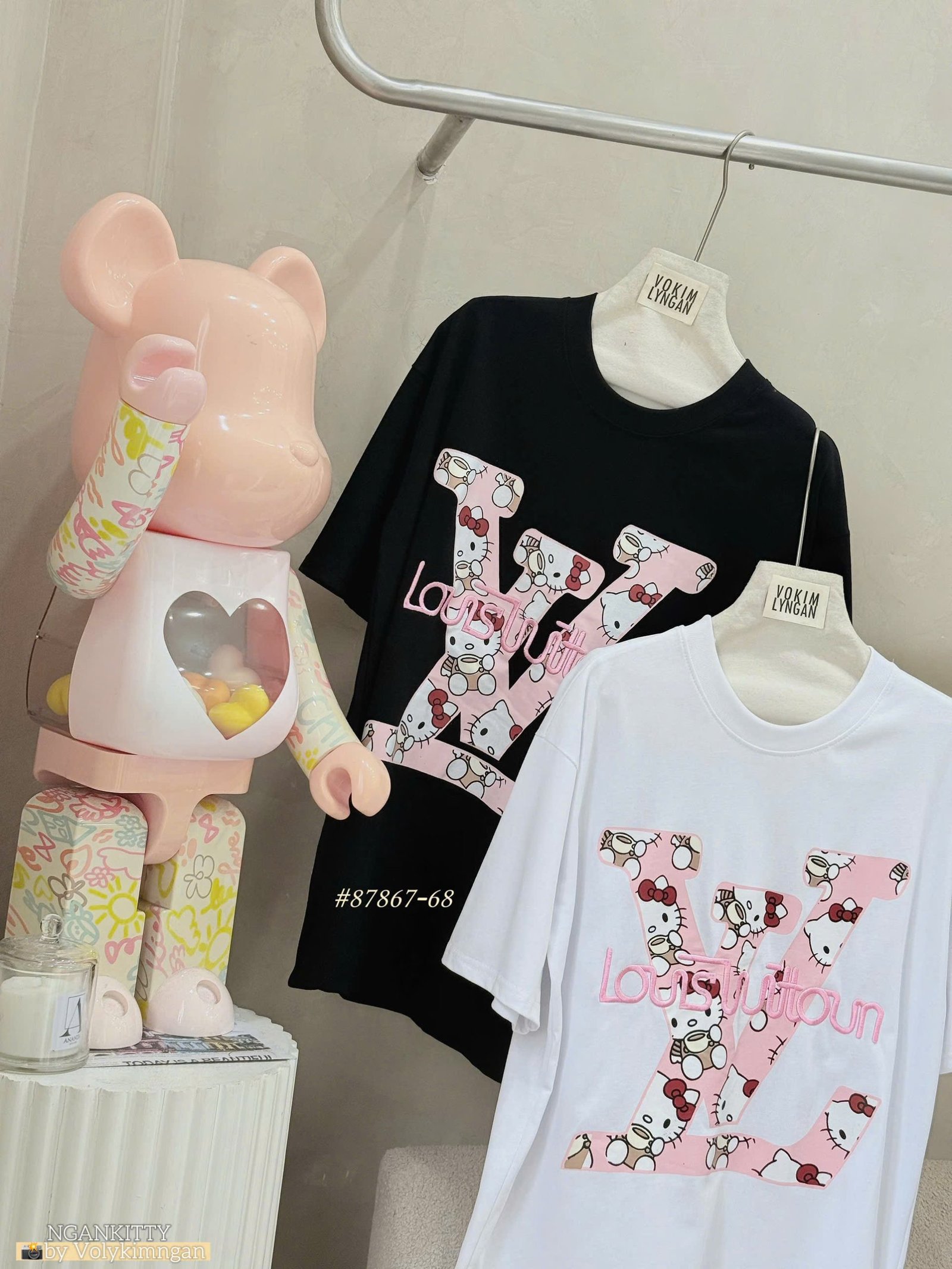 ÁO HELLOKITTY LV THÊU - Ảnh 8
