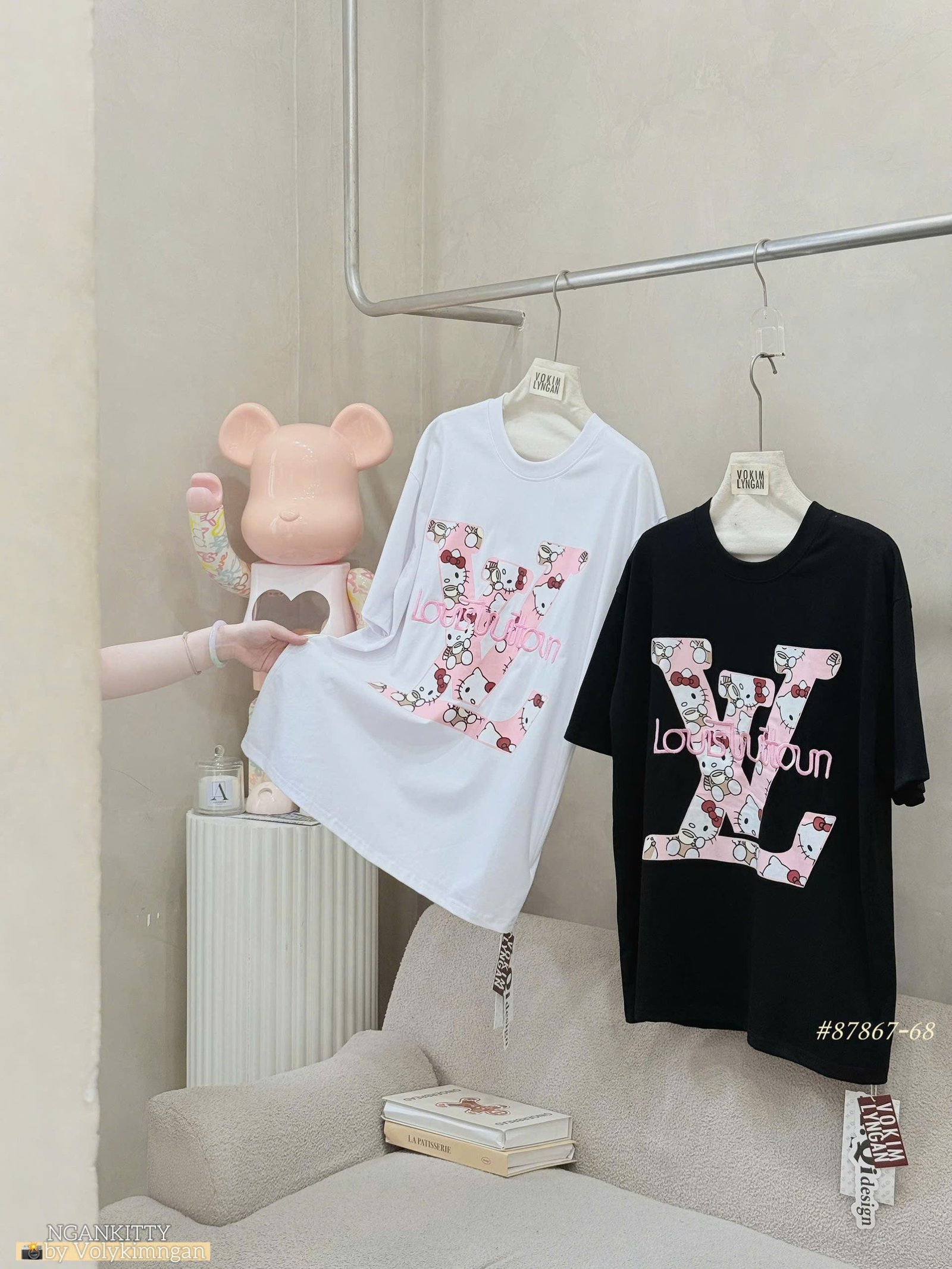 ÁO HELLOKITTY LV THÊU - Ảnh 10