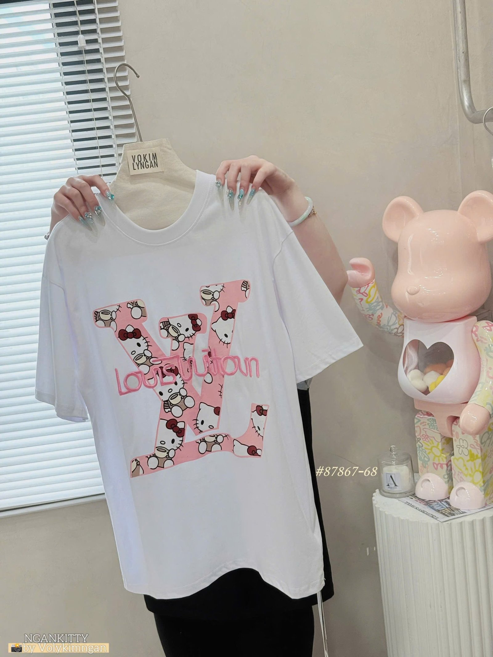 ÁO HELLOKITTY LV THÊU - Ảnh 11