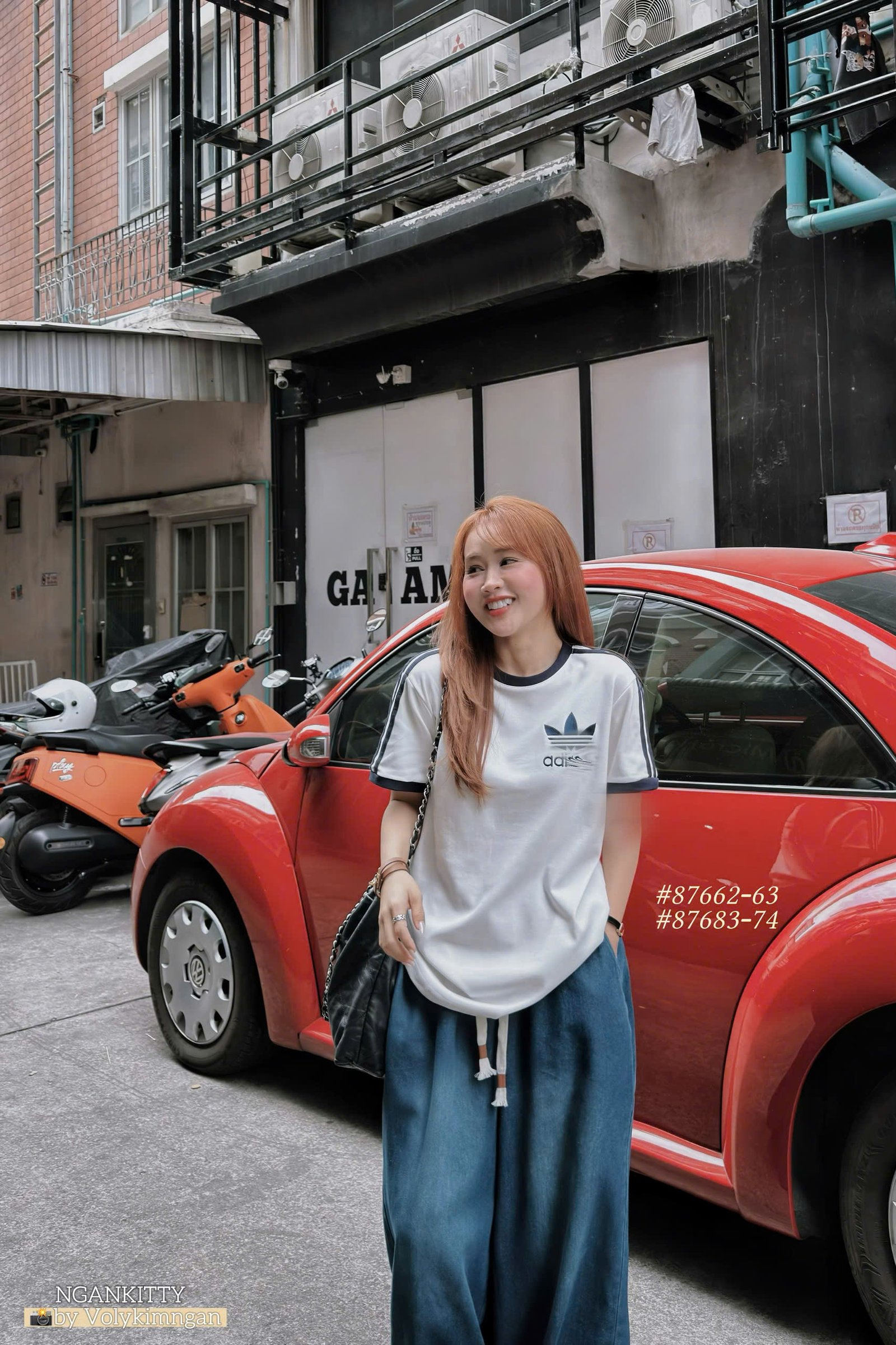 Áo Adidas sọc vai