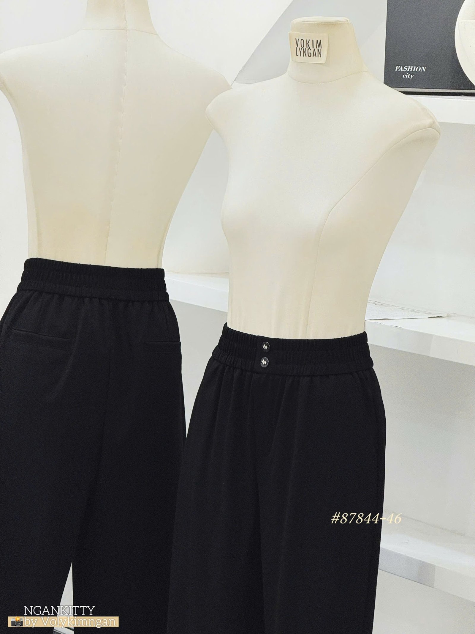 Quần umi baggy lưng chun 2 nút - Ảnh 6