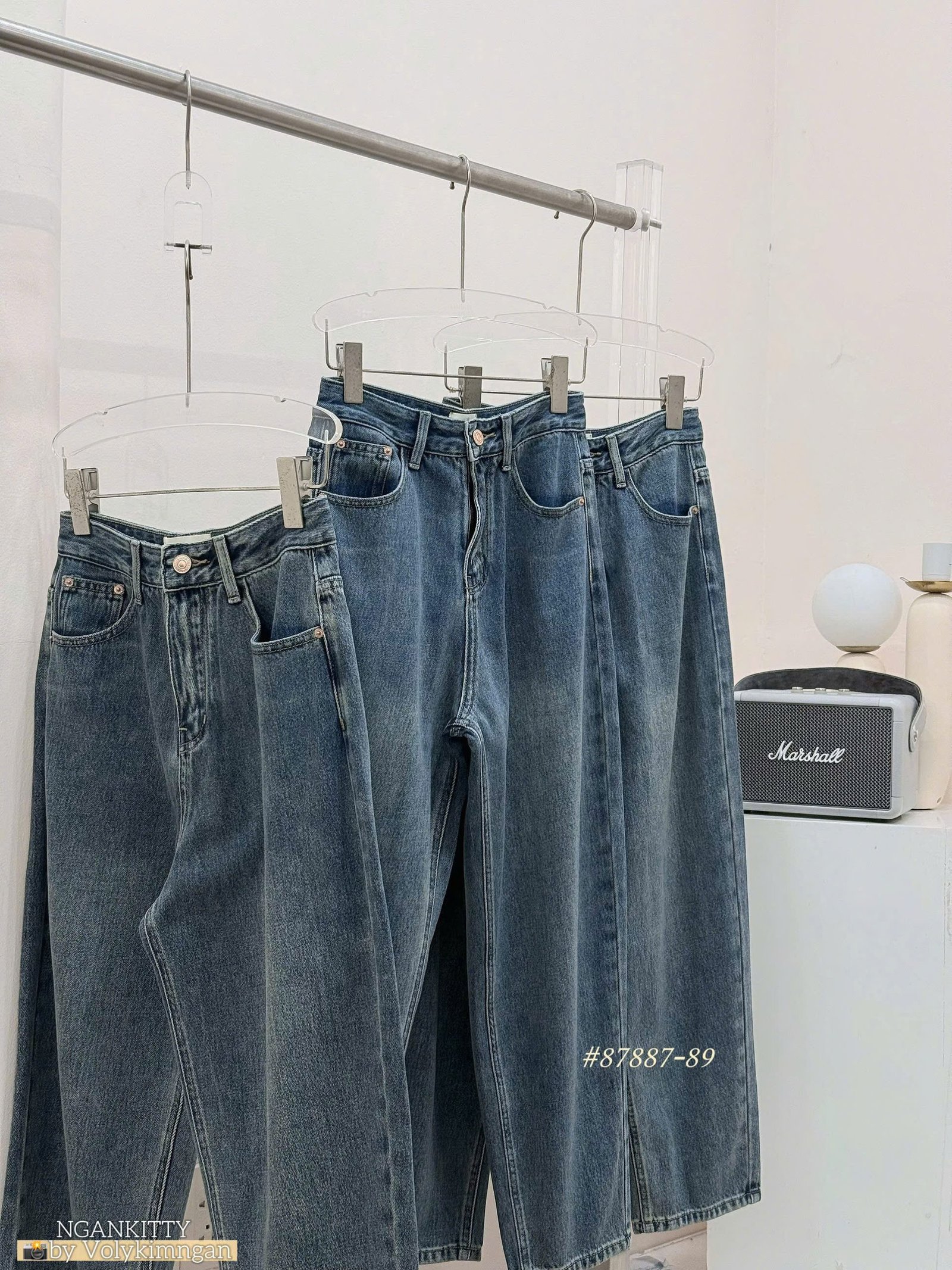 Quần jean baggy túi sau DG - Ảnh 4