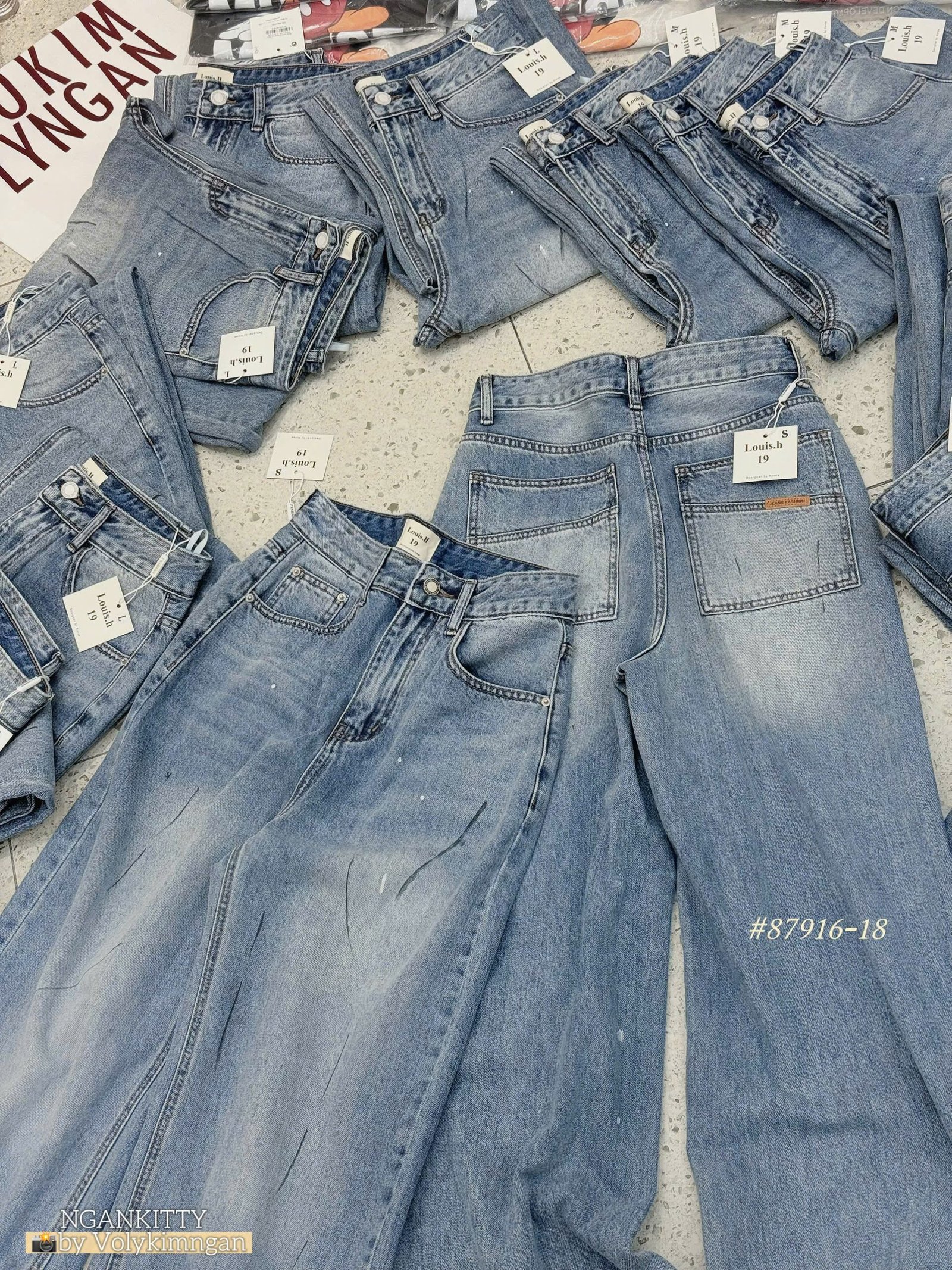 Quần jean suống vết đen - Ảnh 6