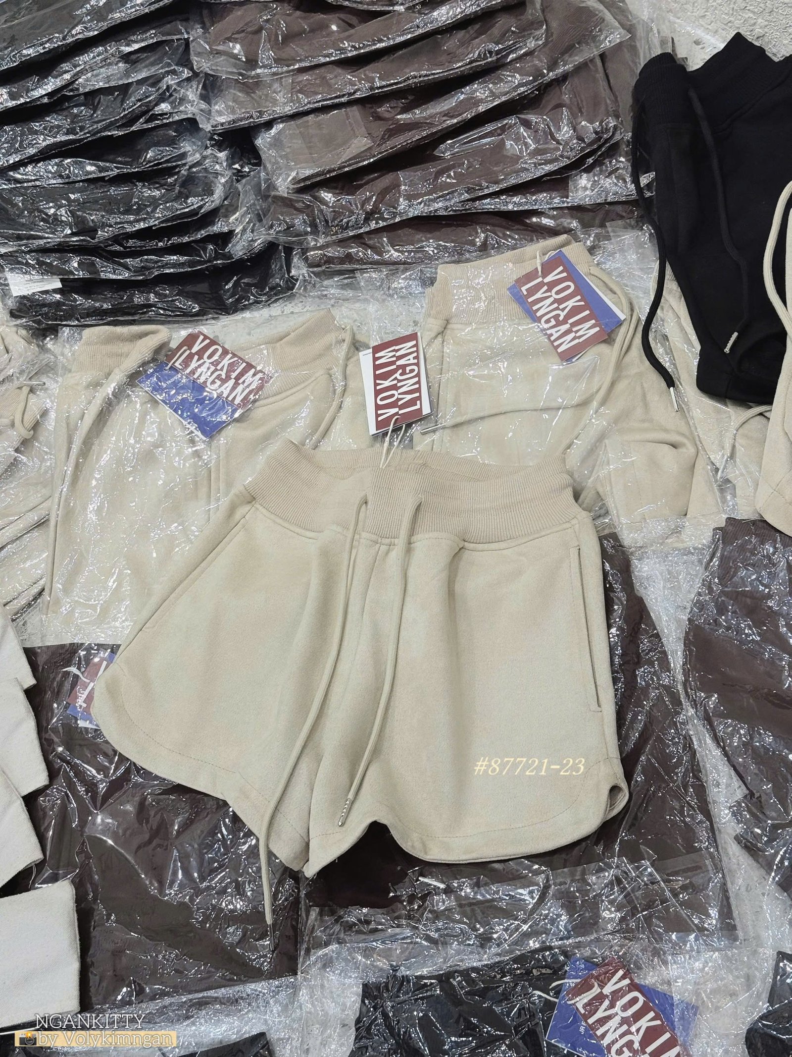 Quần short da lộn bảng lưng - Ảnh 9